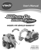 Vtech Switch & Go Dinos Turbo - Digger the Woolly Mammoth User Manual