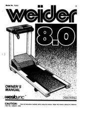 Weslo 8.0 English Manual