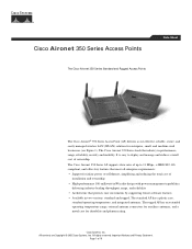 Cisco AIR-AP352E2R Data Sheet