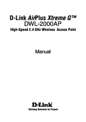 D-Link DWL-2000AP Product Manual