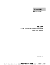 Fluke 1529-156 Product Manual