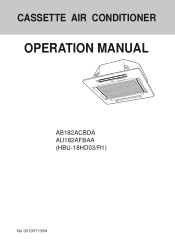 Haier HBU-18HD03 User Manual