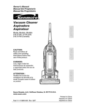 Kenmore 37100 Owners Manual