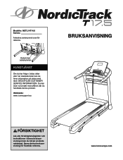 NordicTrack T 17.5 Treadmill Swedish Manual