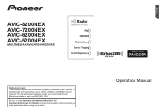 Pioneer AVIC-6201NEX Owner s Manual