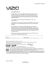 Vizio E320VP E320VP User Manual
