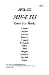 Asus M2N-E SLI Motherboard Installation Guide