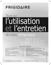 Frigidaire FGUS2632LE Complete Owner's Guide (Français)
