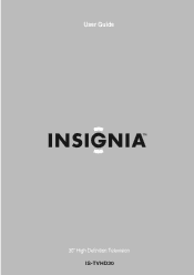 Insignia IS-TVHD30 User Manual (English)