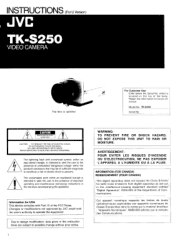 JVC TK-S250U TK-S250U CCTV Camera  Instruction Manual        (280KB)