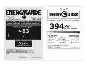 Maytag MRT711SMFB Energy Guide