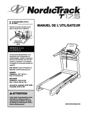 NordicTrack T 17.5 Treadmill French Manual