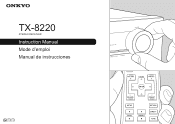 Onkyo TX-8220 Owners Manual - English/Spanish/French