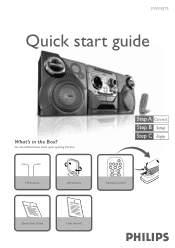 Philips FWM575 Quick start guide