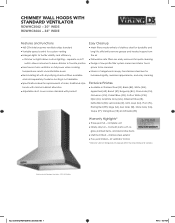 Viking 36-inch-RDWHC Two-Page Specifications Sheet