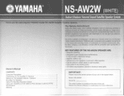 Yamaha NS-AW2W Owners Manual