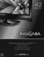 Insignia NS-42E470A13A Information Brochure (English)