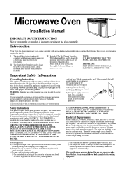 Magic Chef MCO160UBF User Manual
