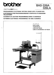 Brother International BAS-326A Parts Manual - English