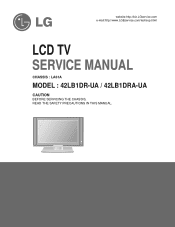 LG 42LB1DRA Service Manual