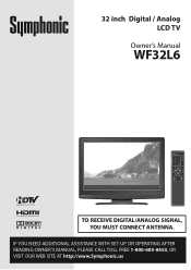Symphonic WF32L6 Owner's Manual