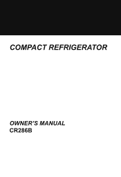 Emerson CR286BSE Owners Manual