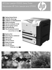 HP CP3525n HP Color LaserJet CP3525 Series Printer - Getting Started Guide