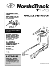 NordicTrack T 17.5 Treadmill Italian Manual