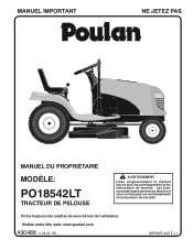 Poulan PO18542LT User Manual