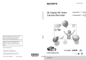 Sony HDR-TD10 Operating Guide