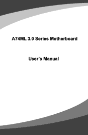Foxconn A74ML 3.0 English Manual.