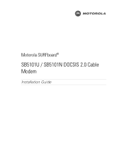 Motorola SB5101U Installation Guide