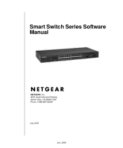 Netgear GS748Tv1 FS726T User Manual