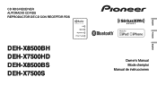 Pioneer DEH-X7500S Owner's Manual