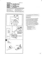 Sony ICF-M260 Primary User Manual