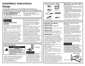GE JGS760BELTS Installation Instructions