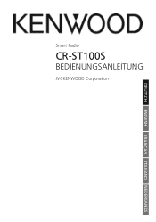 Kenwood CR-ST100S Operation Manual