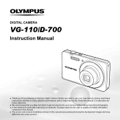 Olympus VG-110 VG-110 Instruction Manual (English)