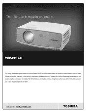 Toshiba TDP-FF1A Brochure