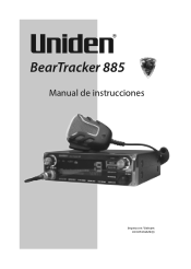 Uniden BEARTRACKER 885 Spanish Owners Manual
