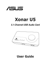 Asus Xonar U5 User Guide