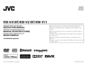 JVC KW-V21BT Instruction Manual