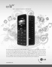 LG VX9100 Data Sheet (English)