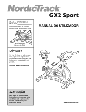 NordicTrack Gx2 Sport Bike Portuguese Manual