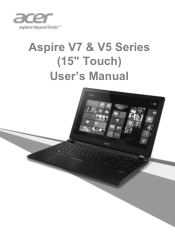 Acer Aspire V7-581PG User Manual (Windows 8.1)