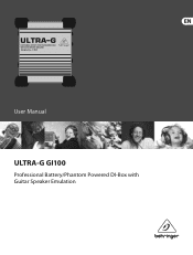 Behringer GI100 Manual
