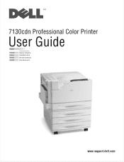 Dell 7130cdn Color Laser Printer User Guide
