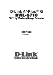D-Link DWL-G710 Product Manual