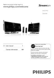 Philips WACS7500 User manual