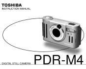 Toshiba PDR-M4 Instruction Manual
